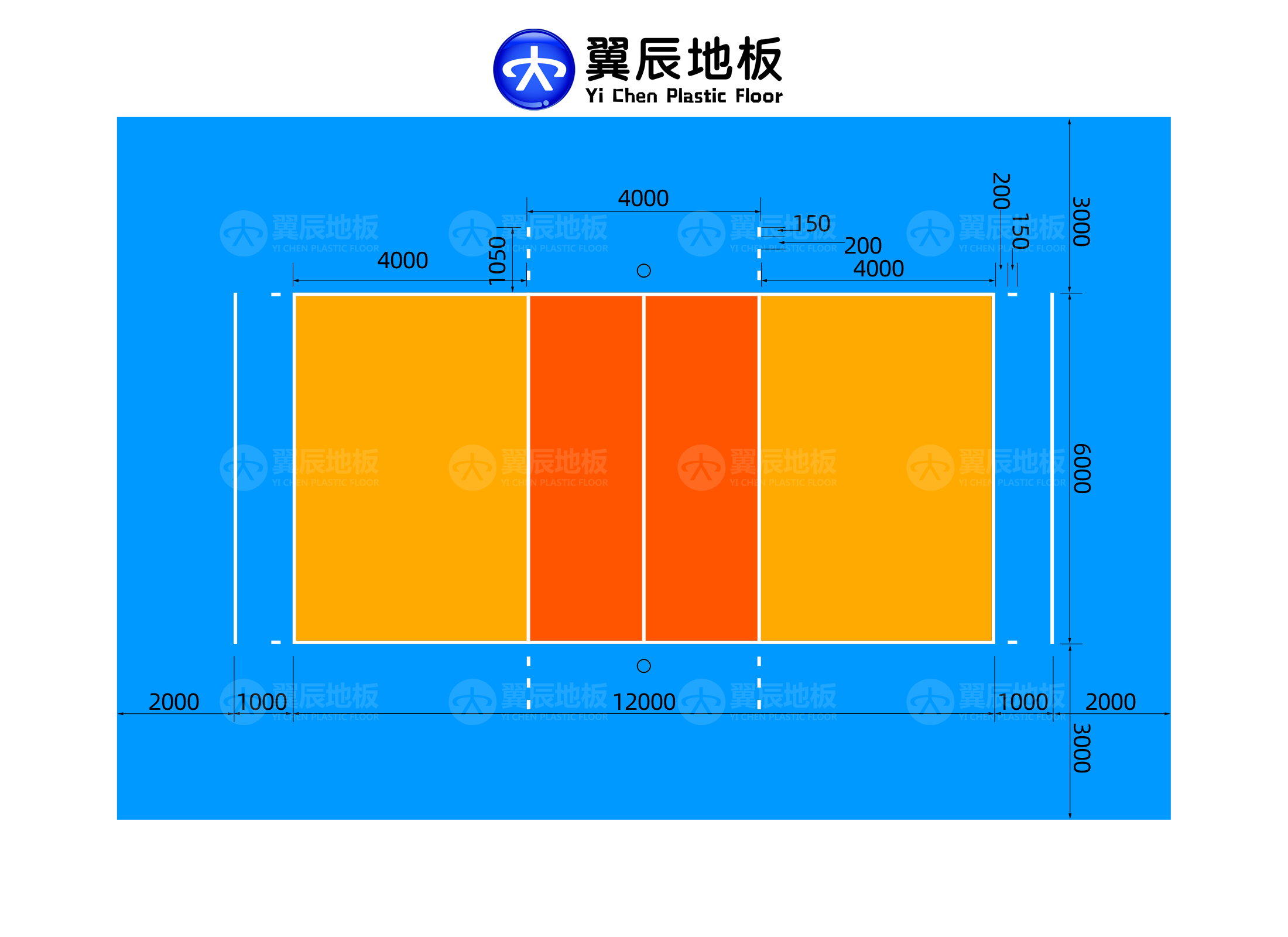 氣排球場尺寸 氣排球場尺寸