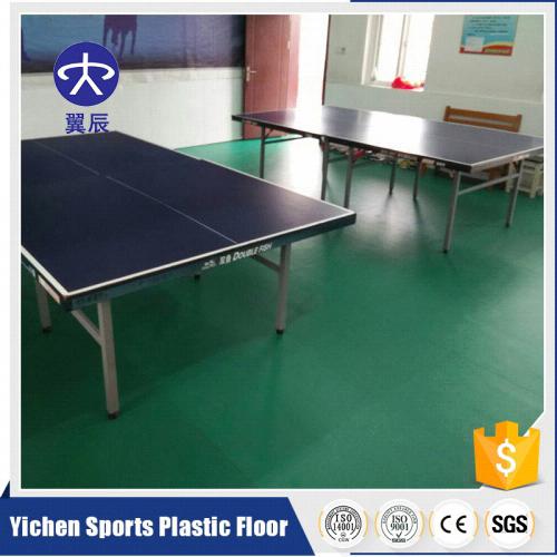 乒乓球室PVC運動地板，乒乓球PVC塑膠地板效果